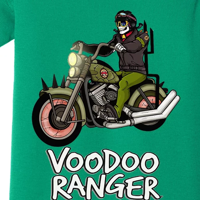 Motorcycle Drag Racing Sprints Voodoo Bike Rider Baby Bodysuit