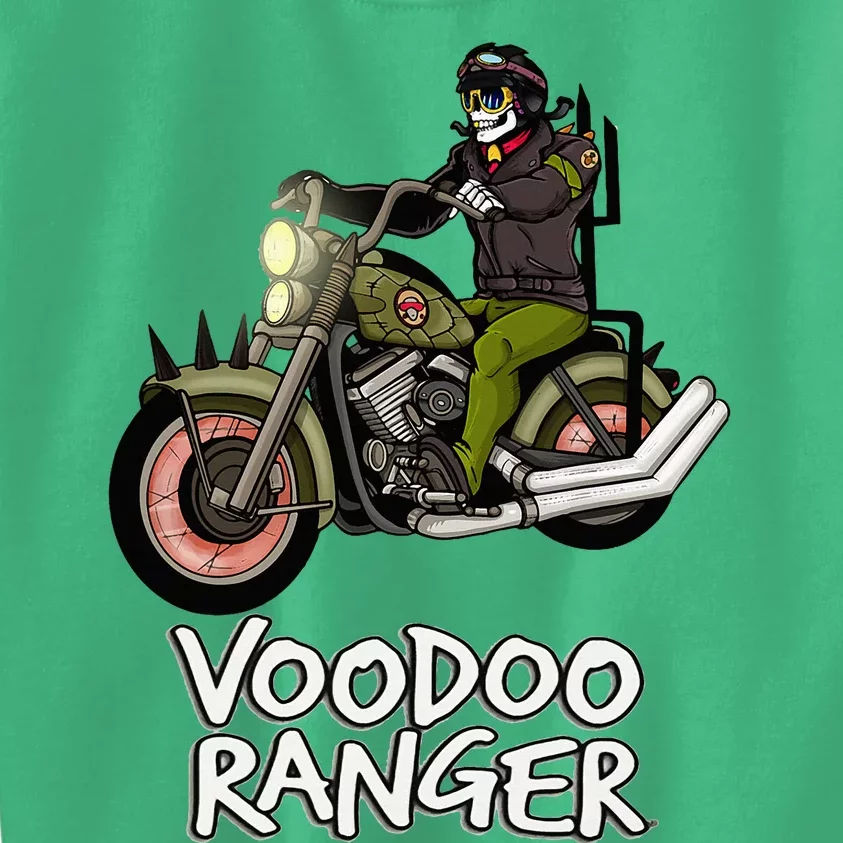 Motorcycle Drag Racing Sprints Voodoo Bike Rider Kids Sweatshirt