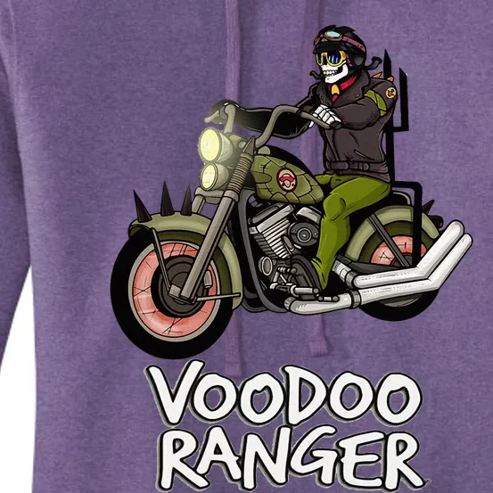 Motorcycle Drag Racing Sprints Voodoo Bike Rider Women's Pullover Hoodie