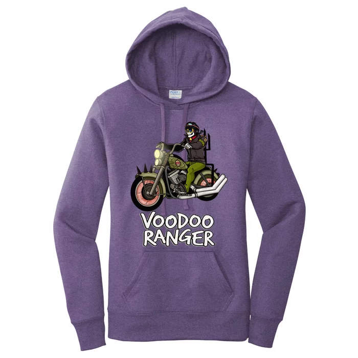 Motorcycle Drag Racing Sprints Voodoo Bike Rider Women's Pullover Hoodie