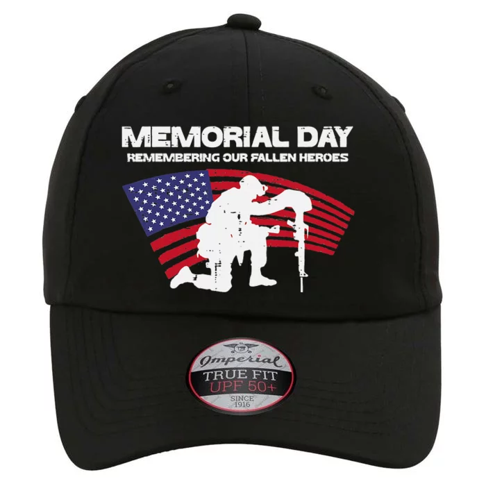 Memorial Day Remembering Our Fallen Heroes US Flag Patriotic The Original Performance Cap