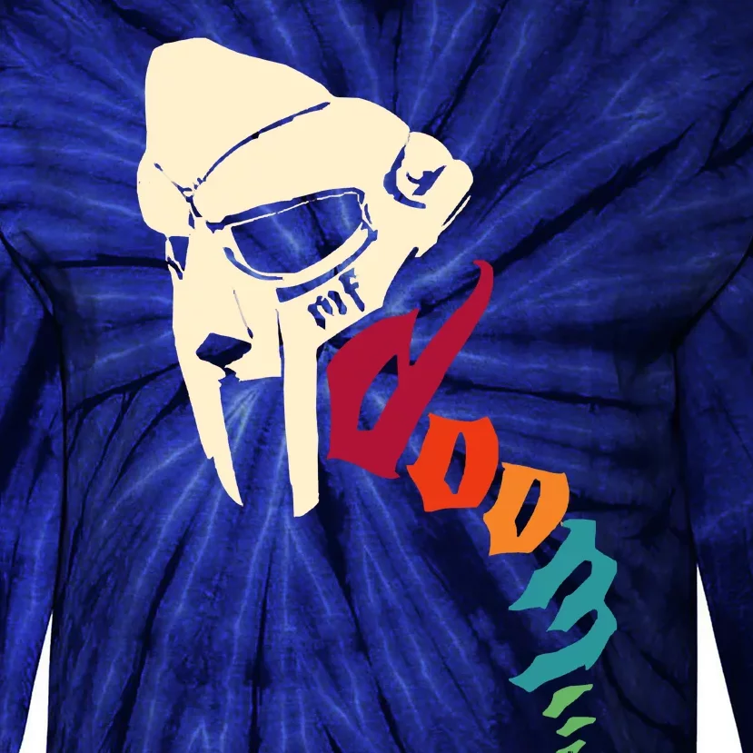 Mf Doom Retro Tie-Dye Long Sleeve Shirt