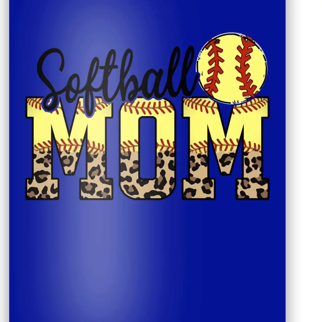 Mothers Day Softball Mom Quotes Gift Poster