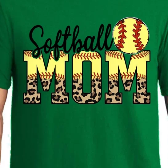 Mothers Day Softball Mom Quotes Gift Pajama Set