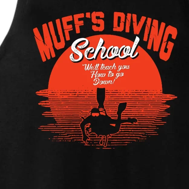 Muffs Diving School Ladies Tri-Blend Wicking Tank