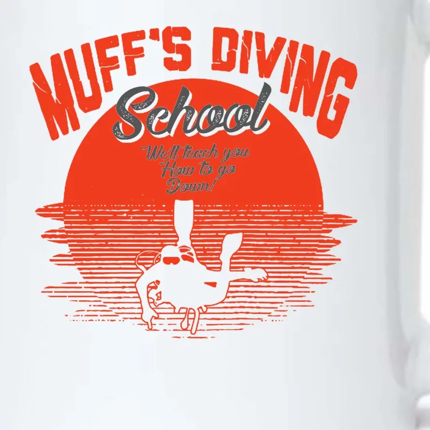 Muffs Diving School Black Color Changing Mug