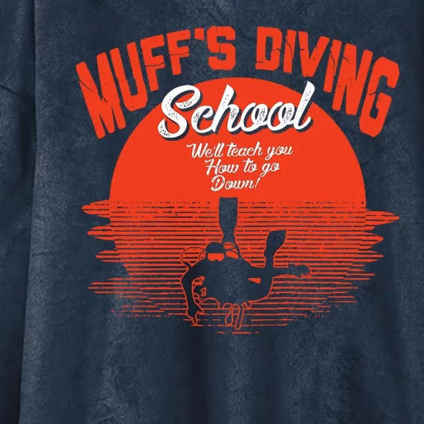 Muffs Diving School Hooded Wearable Blanket