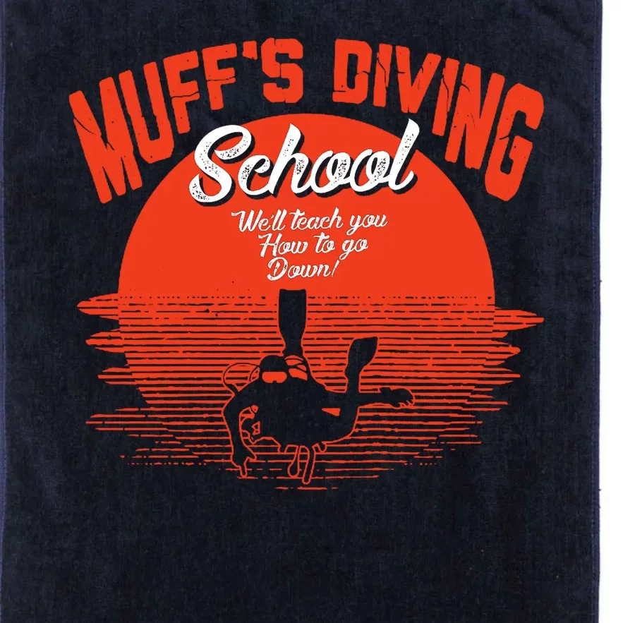 Muffs Diving School Platinum Collection Golf Towel