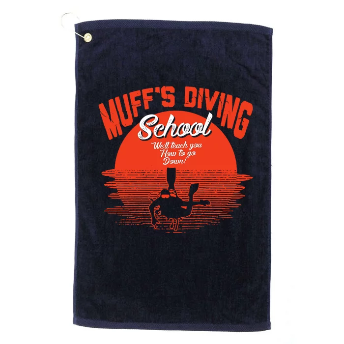 Muffs Diving School Platinum Collection Golf Towel