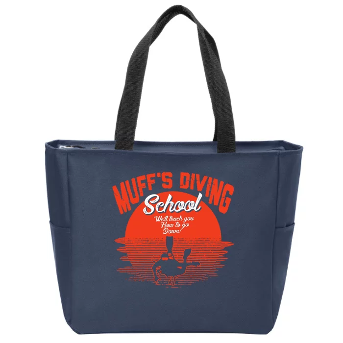 Muffs Diving School Zip Tote Bag