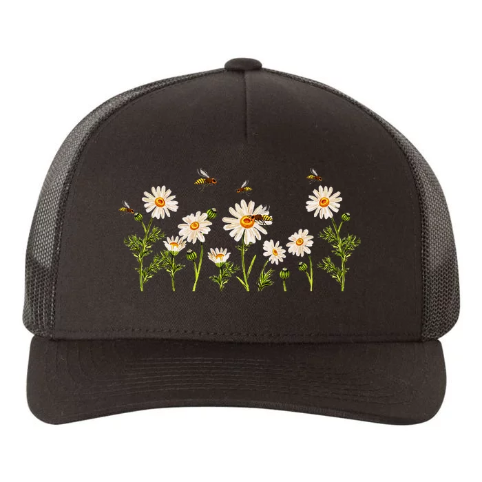 Marguerites Daisy Summer Daisies Flower Garden Gardeners Yupoong Adult 5-Panel Trucker Hat