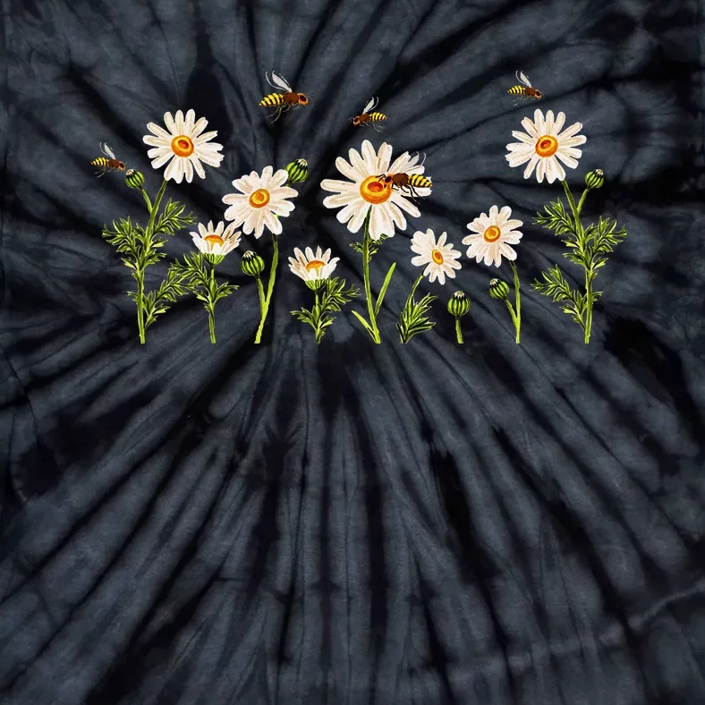 Marguerites Daisy Summer Daisies Flower Garden Gardeners Tie-Dye T-Shirt