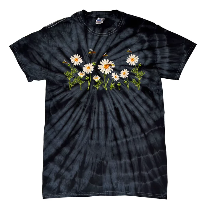 Marguerites Daisy Summer Daisies Flower Garden Gardeners Tie-Dye T-Shirt