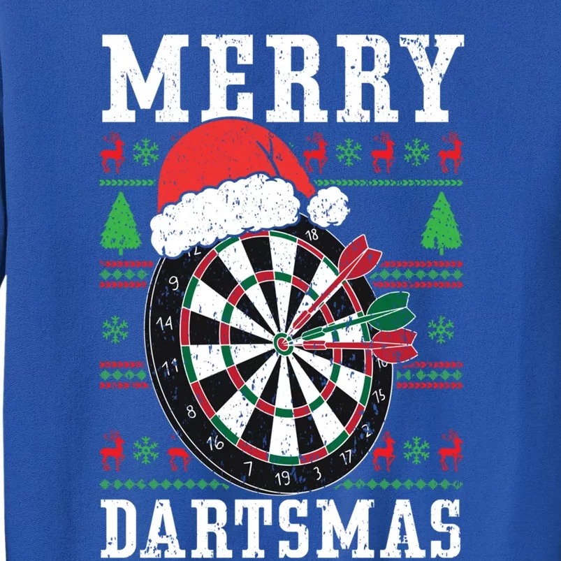 Merry Dartmas Sport Lover Merry Xmas Christmas Day Funny Gift Tall Sweatshirt