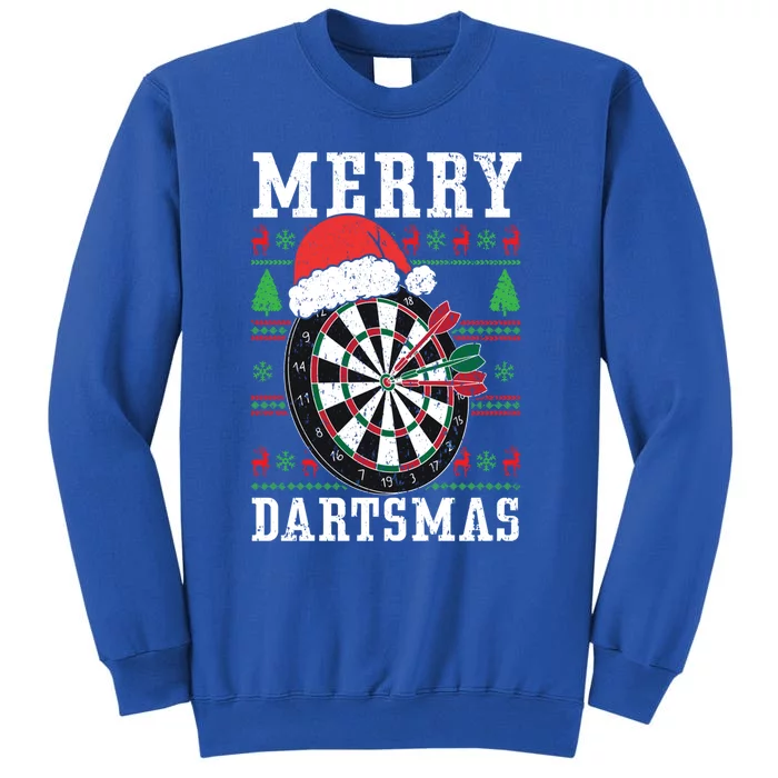 Merry Dartmas Sport Lover Merry Xmas Christmas Day Funny Gift Tall Sweatshirt