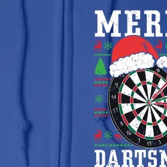 Merry Dartmas Sport Lover Merry Xmas Christmas Day Funny Gift Full Zip Hoodie