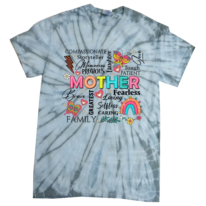 Mother’S Day She Is Mom Family Mama Tie-Dye T-Shirt