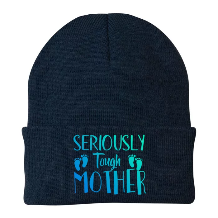 Mother's Day Seriously Tough Mother Cool Gift Knit Cap Winter Beanie