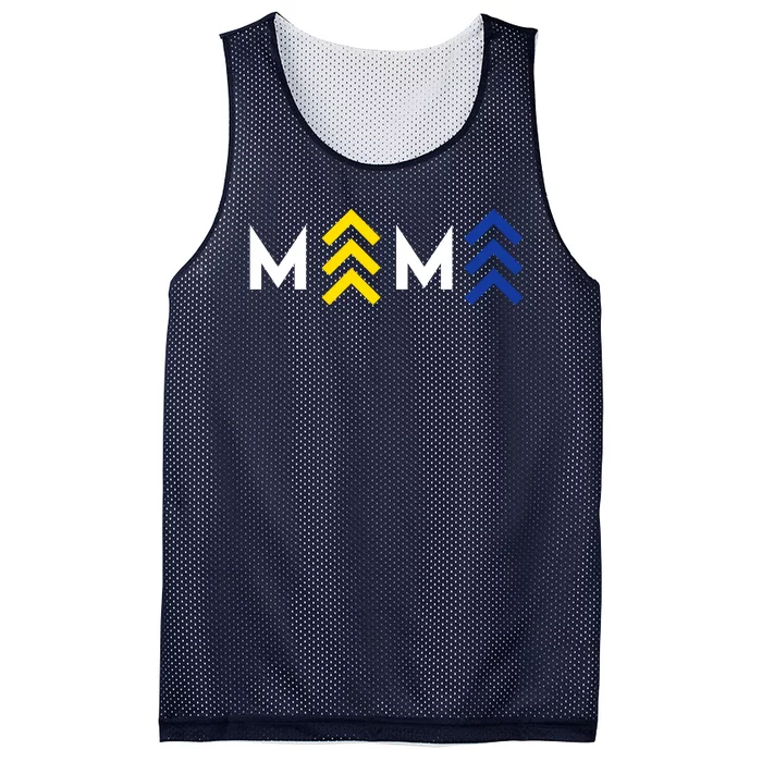 Mama Down Syndrome Awareness Mesh Reversible Basketball Jersey Tank