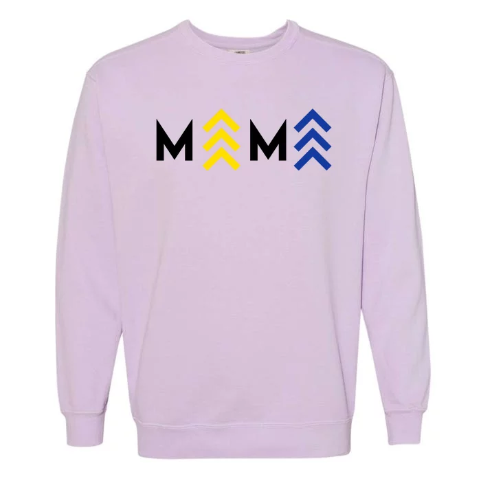 Mama Down Syndrome Awareness Garment-Dyed Sweatshirt