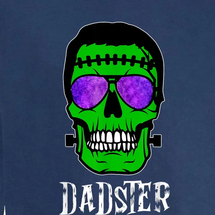 Mens Dadster Shirt Dad Monster Halloween Costume Daddy Father Garment-Dyed Sweatshirt