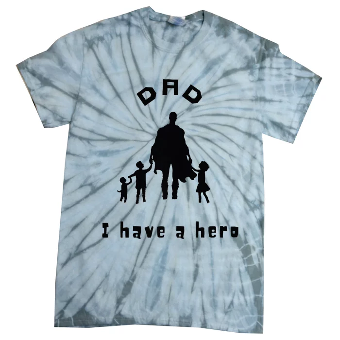 Military Dad Superhero Welcome Home Surprise Tie-Dye T-Shirt