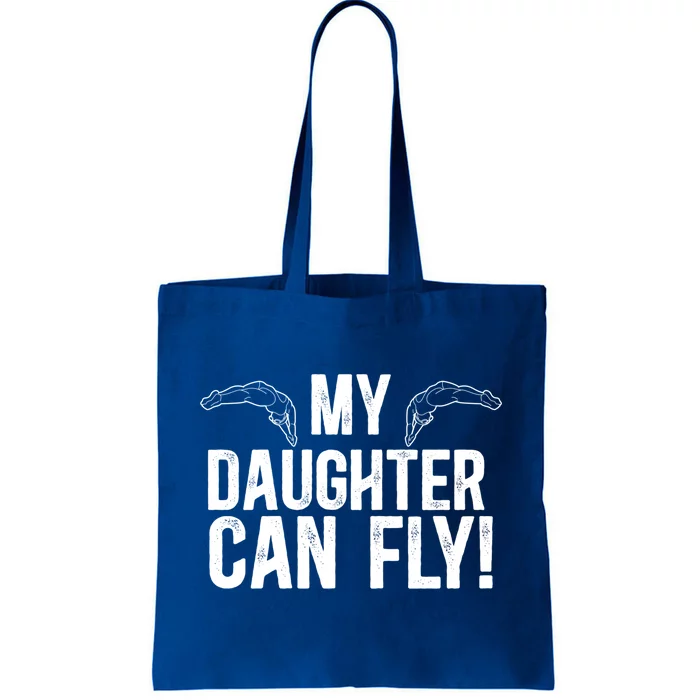 My Daughter Swim Dad Of A Swimmer Father Swimming Dad Gift Tote Bag