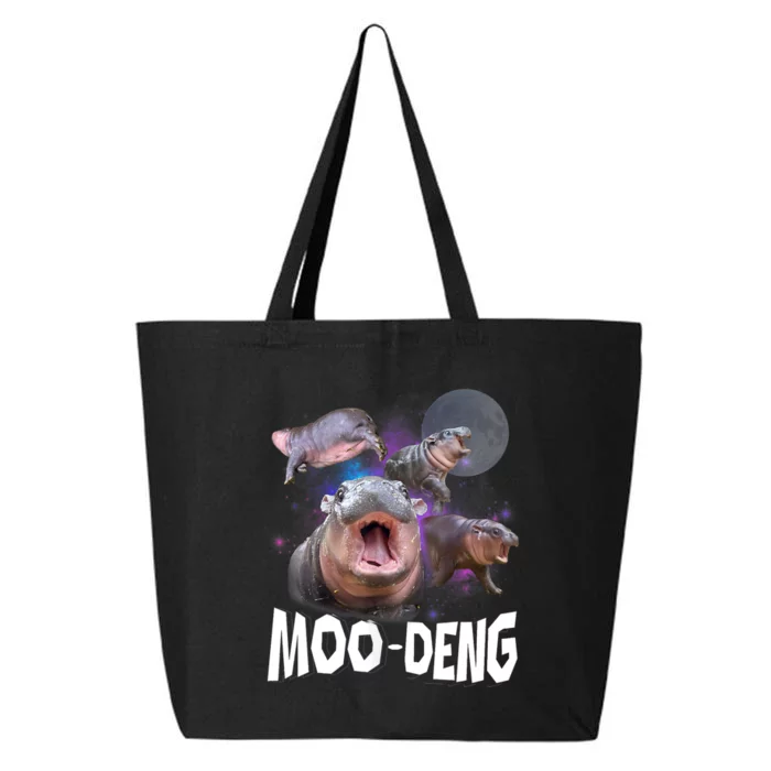 Moo Deng Space Hippo 25L Jumbo Tote