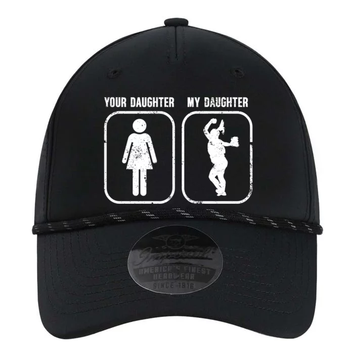 My Daughter Softball Dad Of A Softball Player Father Gift Performance The Dyno Cap