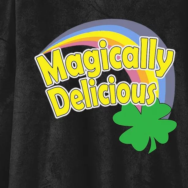 Magically Delicious St. Patricks Day Hooded Wearable Blanket