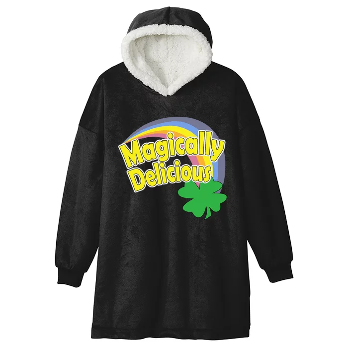 Magically Delicious St. Patricks Day Hooded Wearable Blanket