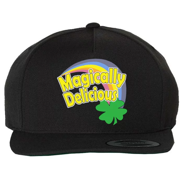 Magically Delicious St. Patricks Day Wool Snapback Cap