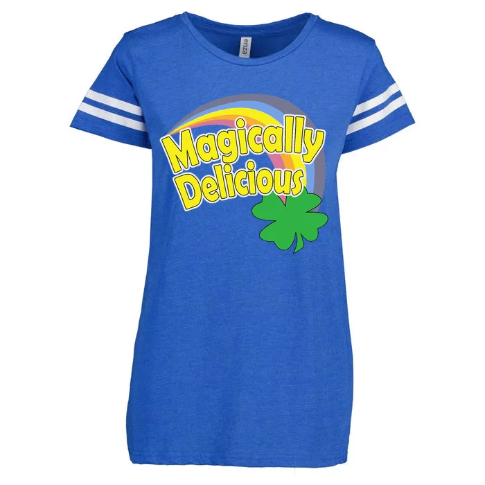 Magically Delicious St. Patricks Day Enza Ladies Jersey Football T-Shirt