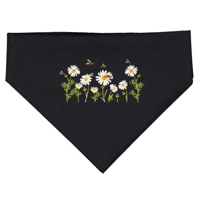 Marguerites Daisy Summer Daisies Flower Garden Gardeners USA-Made Doggie Bandana