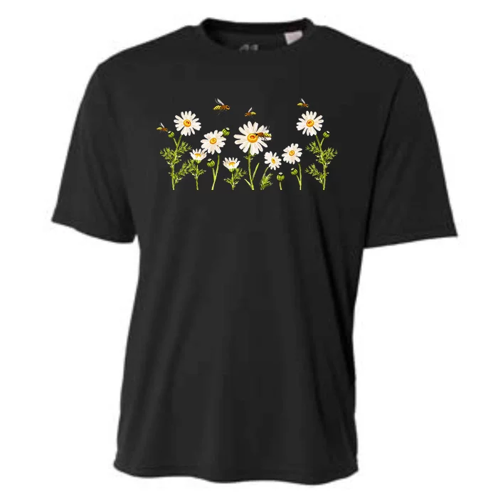 Marguerites Daisy Summer Daisies Flower Garden Gardeners Cooling Performance Crew T-Shirt