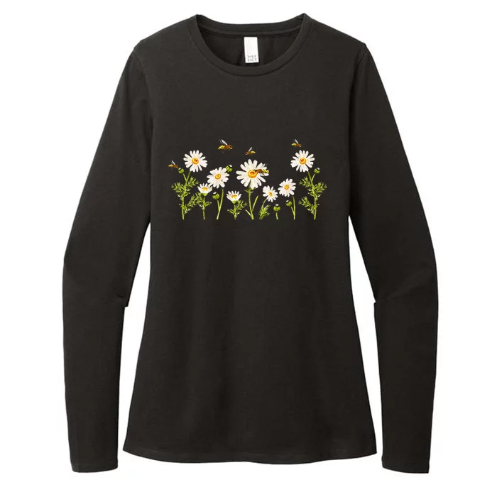 Marguerites Daisy Summer Daisies Flower Garden Gardeners Womens CVC Long Sleeve Shirt