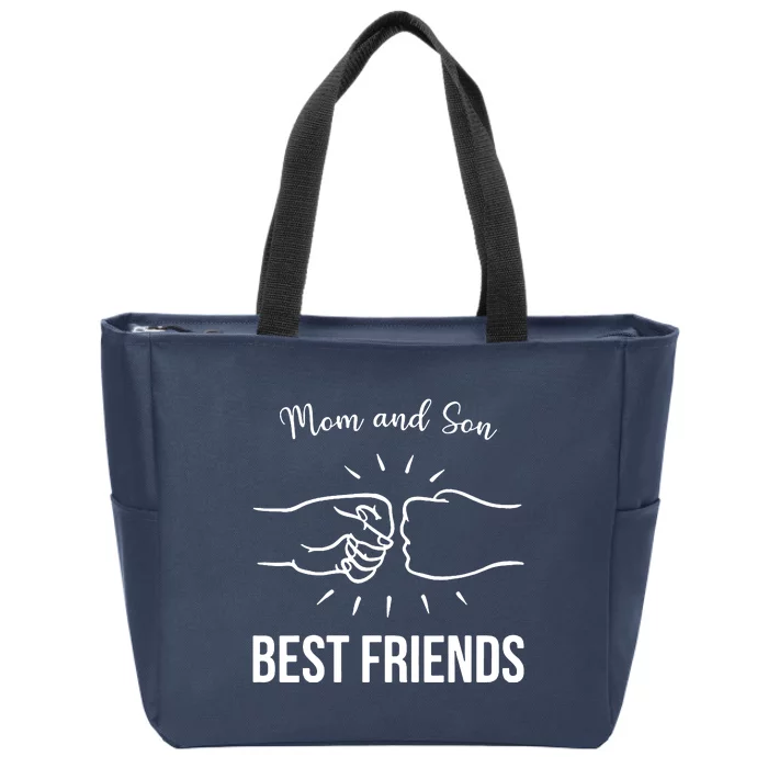 Mum Dad Son Mothers Day Fathers Day Zip Tote Bag