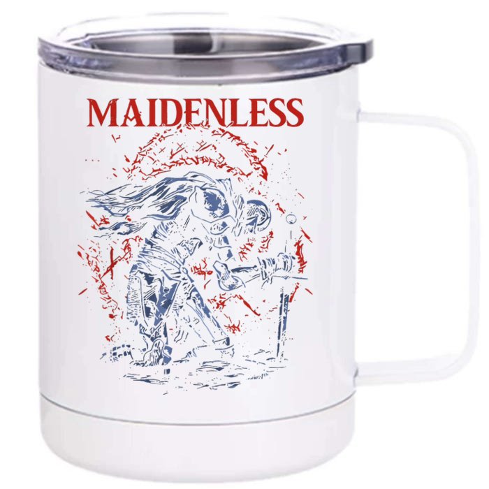 Maidenless Dark Soul Front & Back 12oz Stainless Steel Tumbler Cup