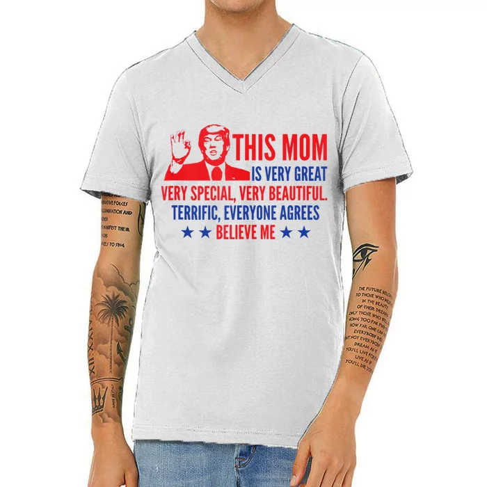 MotherS Day Trump Funny Quotes Election 2024 V-Neck T-Shirt