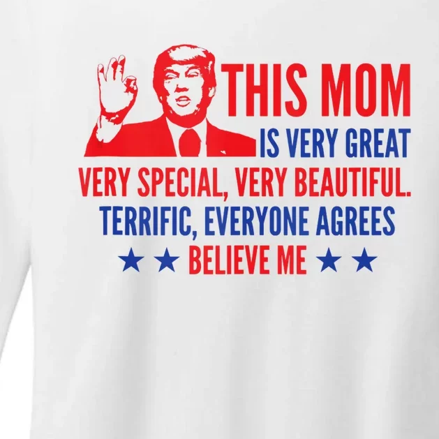 MotherS Day Trump Funny Quotes Election 2024 Womens CVC Long Sleeve Shirt