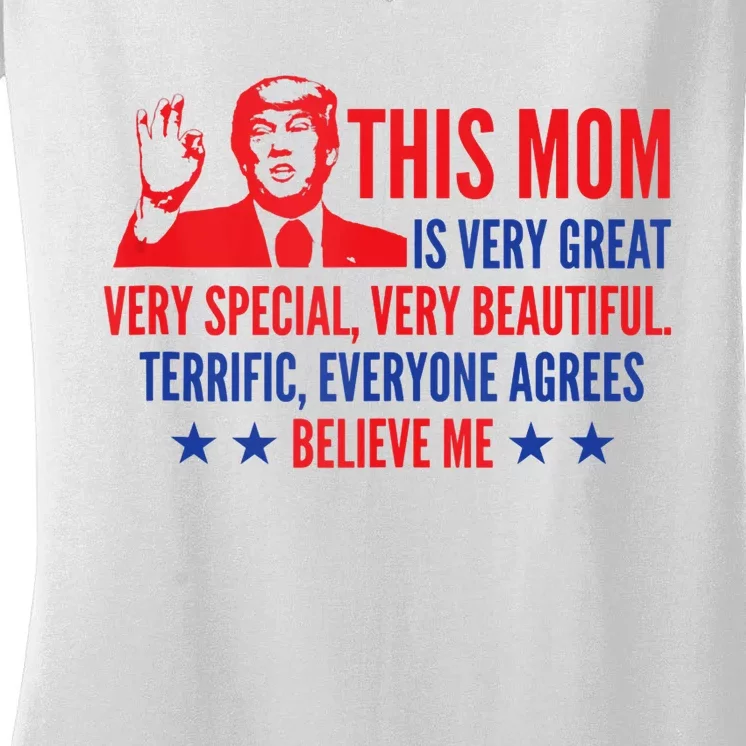 MotherS Day Trump Funny Quotes Election 2024 Women's V-Neck T-Shirt