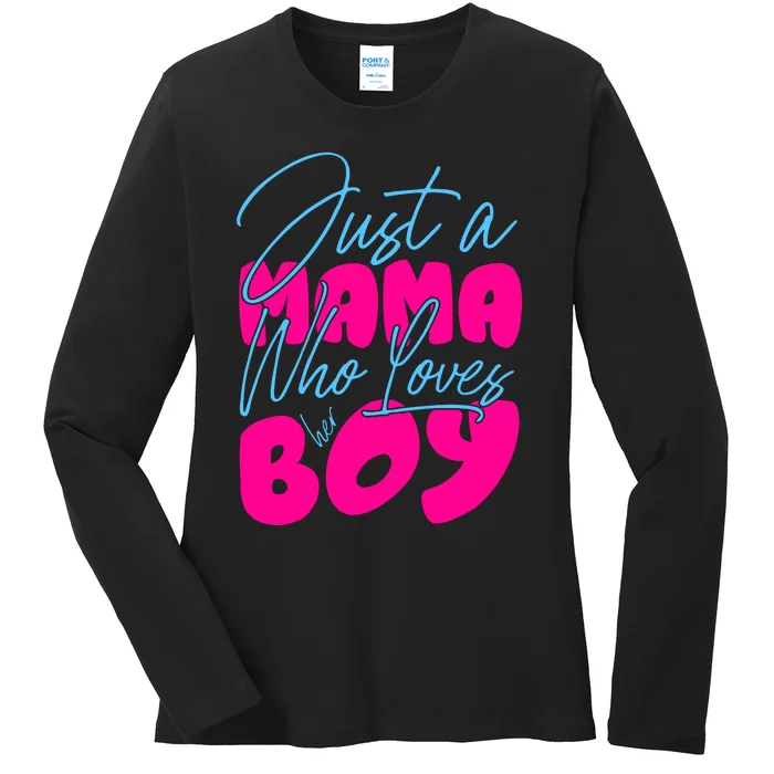 Mother's Day T Design Vector Ladies Long Sleeve Shirt