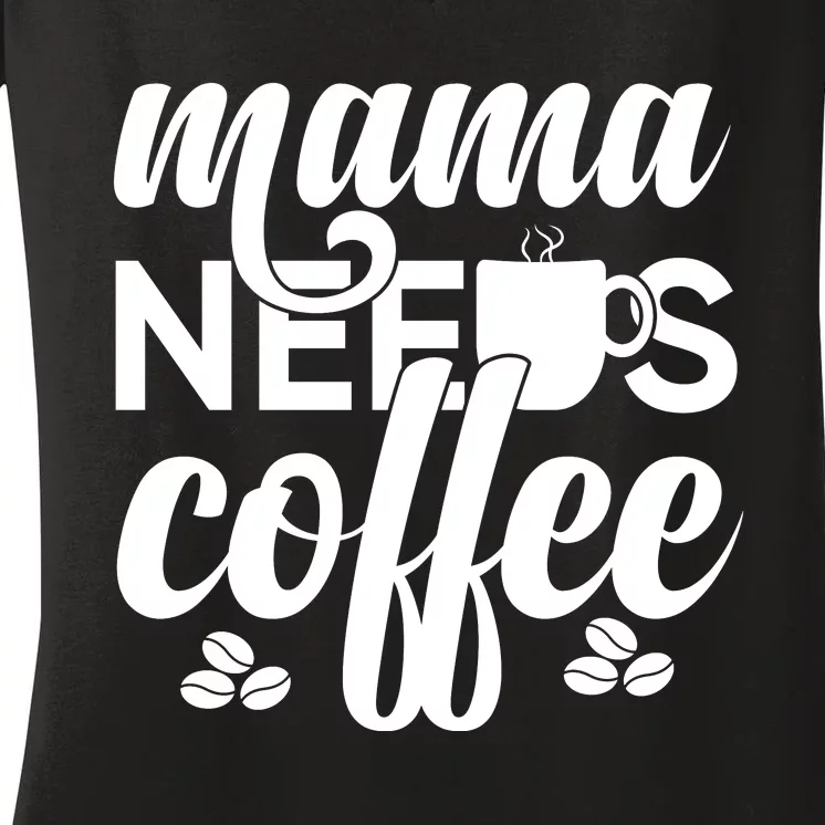 Mother's Day T Design Vector Women's V-Neck T-Shirt