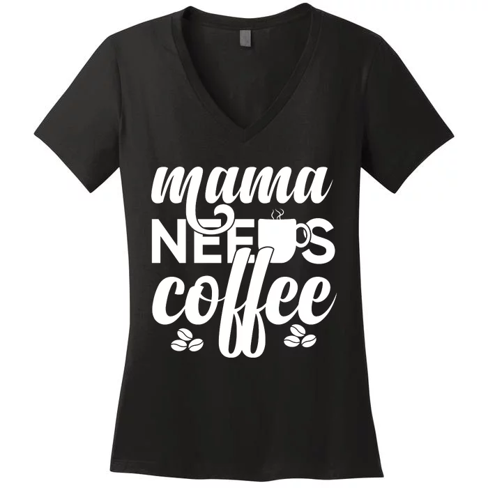 Mother's Day T Design Vector Women's V-Neck T-Shirt