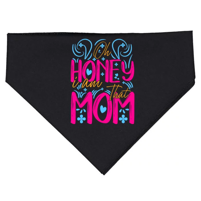 Mother's Day T Design Vector USA-Made Doggie Bandana