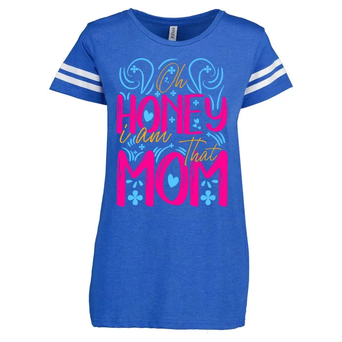 Mother's Day T Design Vector Enza Ladies Jersey Football T-Shirt