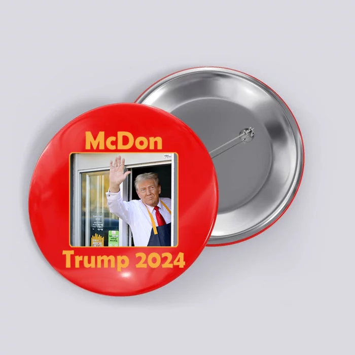 Mcdon Donald Trump 2024 Election Button