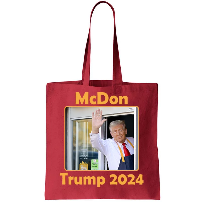 Mcdon Donald Trump 2024 Election Tote Bag