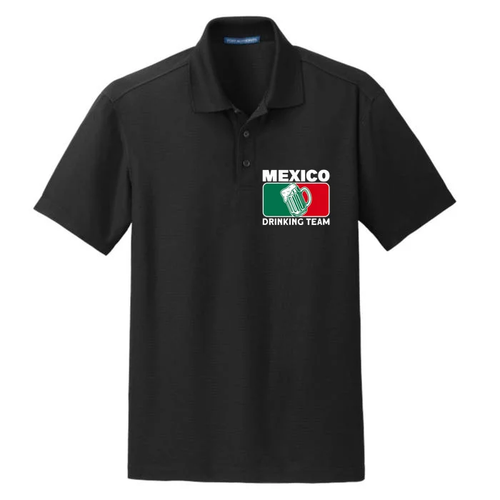 Mexico Drinking Team Funny Drinking Beer Lover Beer Pong Dry Zone Grid Performance Polo