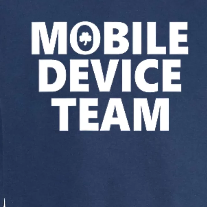 Mobile Device Team & Mobile Application Development Garment-Dyed Sweatshirt